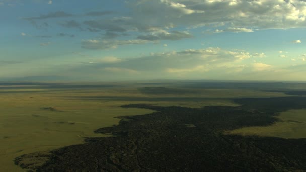 Lotnicze Idaho Usa lawy magmy roślinność natura — Wideo stockowe