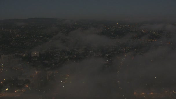 空中カリフォルニア空 cloudscape 積雲 — ストック動画