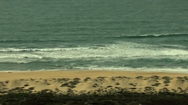 California Océano Pacífico Playa costera — Vídeo de stock