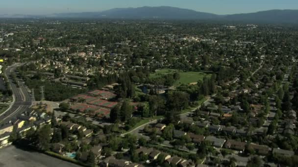 Aerial Urban Monterey Kalifornien Pacific Coast Usa — Stockvideo