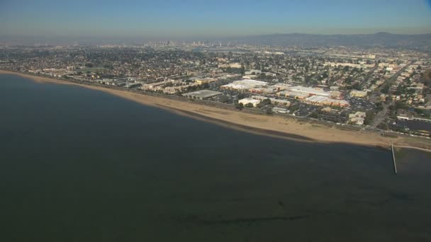 Aéreo Alameda Shoreline commuter San Francisco USA — Vídeo de stock