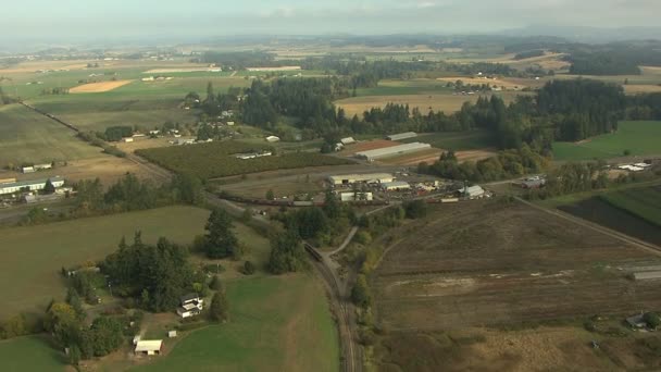 Oregon zemědělské plodiny, Zemědělská krajina — Stock video