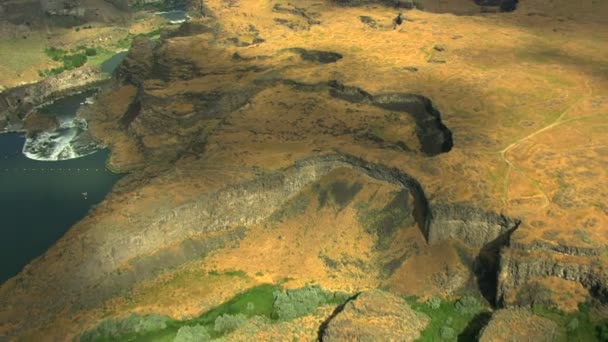 Каньон реки Шошон-Парк в Айдахо, США — стоковое видео