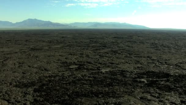 Cratera aérea Idaho EUA crateras de lava natureza desértica — Vídeo de Stock