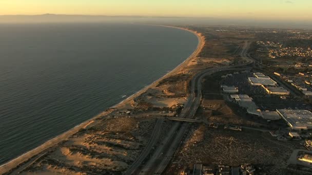 Oceano Pacífico da Califórnia Praia costeira — Vídeo de Stock