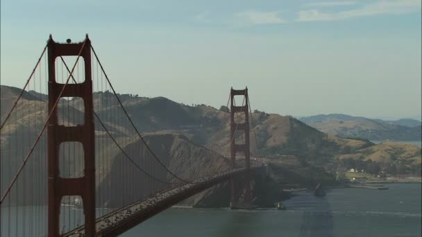 Estrada aérea 101 Golden Gate Bridge viagem — Vídeo de Stock