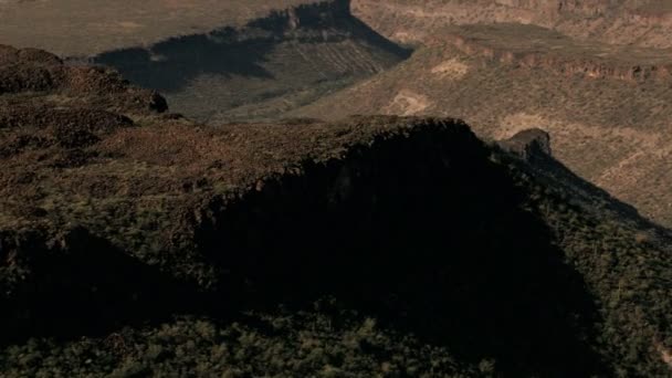 Baja california wüste sur mexiko hochebene — Stockvideo