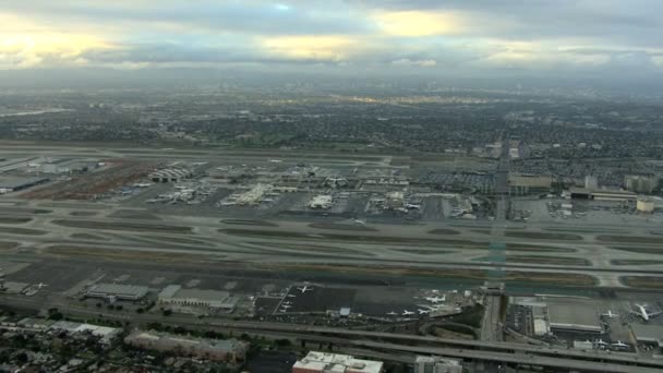 California Los Lax Angeles airport — Wideo stockowe