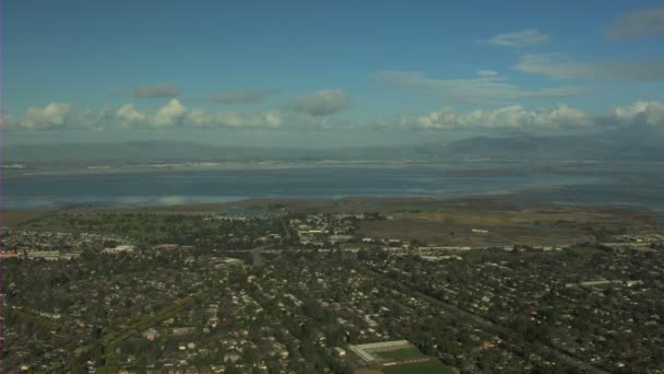 San Francisco Bay Каліфорнії Тихого океану узбережжі США — стокове відео