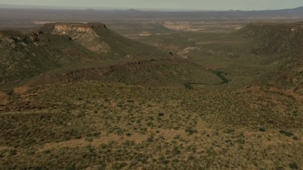 Baja California naturaleza árida árida desértica — Vídeos de Stock