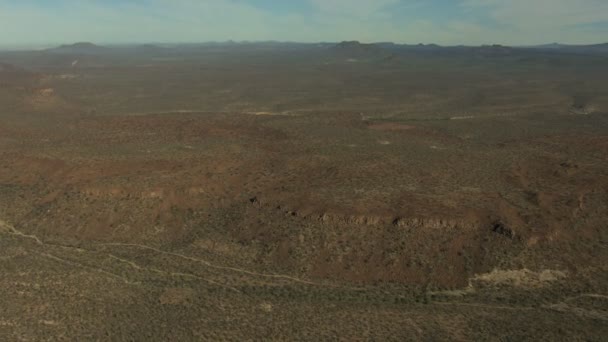 Baja Califórnia árido deserto natureza árida — Vídeo de Stock