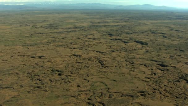 Aerial Idaho USA cráter sendero sendero roca vacaciones lava — Vídeos de Stock