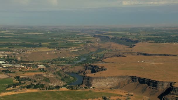 Idaho Twin Falls şehir topluluk — Stok video