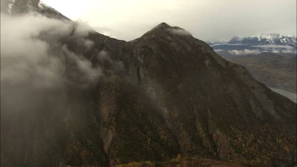 Aerial Alaska National Park Mountains — Stock Video