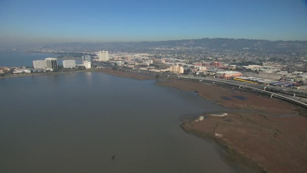 Intersección interestatal 80 de la bahía de San Francisco — Vídeo de stock