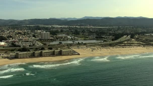 Aerials California Monterey Coastline Highway — Stok Video