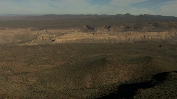 Baja California naturaleza árida árida desértica — Vídeos de Stock