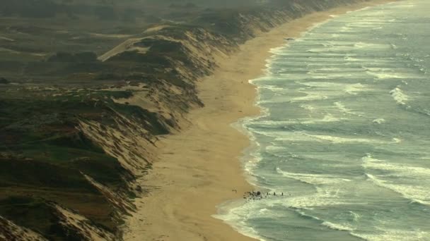 California Pacific ocean wybrzeża plaży — Wideo stockowe