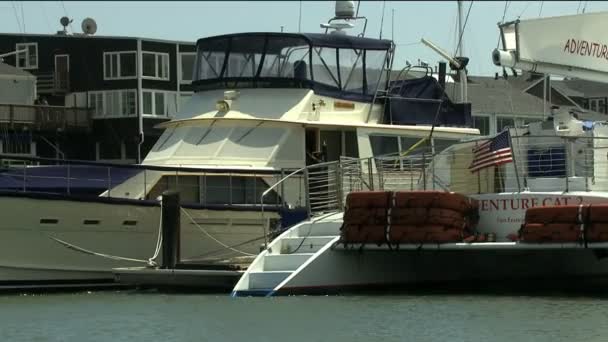 San Francisco Fishermans Wharf Pier — Stok video