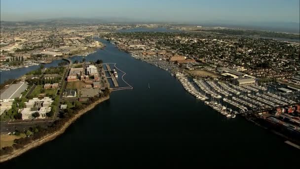 California Oakland San Francisco Alameda — Stock Video