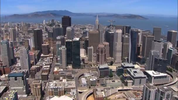 California San Francisco stad centrum — Stockvideo