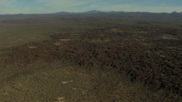 Baja California neplodná vyprahlé pouštní příroda — Stock video