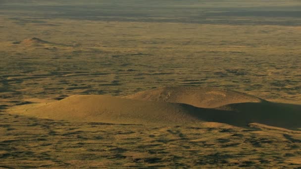 Antenne idaho usa Krater Lavakrater Wüste Natur — Stockvideo