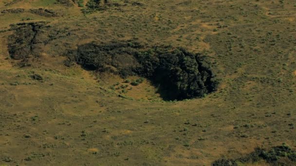 空中アイダホ米国砂漠の自然風景の荒野 — ストック動画