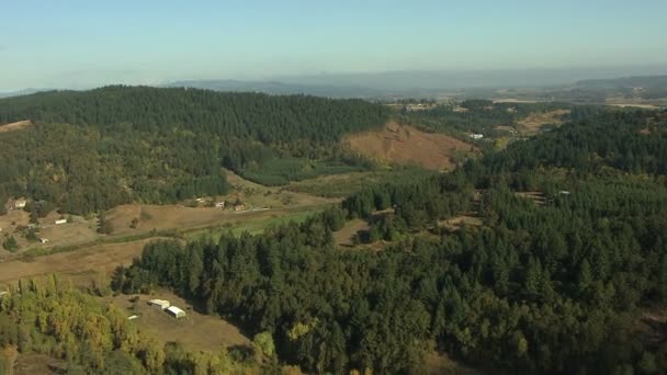 Oregon culturas agrícolas paisagem agrícola — Vídeo de Stock