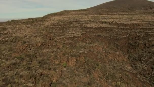 Baja California naturaleza árida árida desértica — Vídeos de Stock