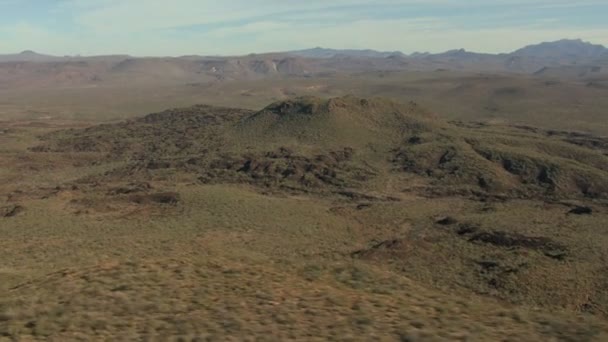 Baja aérea deserto da Califórnia deserto — Vídeo de Stock