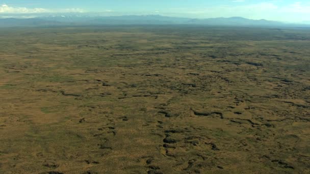 Aerial Idaho USA desert nature landscape Wilderness — Stock Video