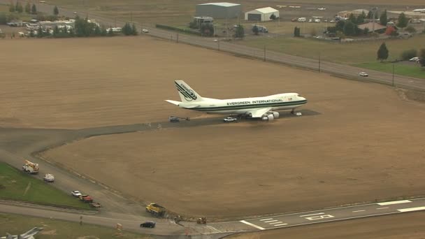 Museo de aviones aéreos en Oregon — Vídeo de stock