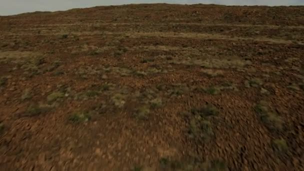 바 하 캘리포니아 불모의 건조 한 사막의 자연 — 비디오