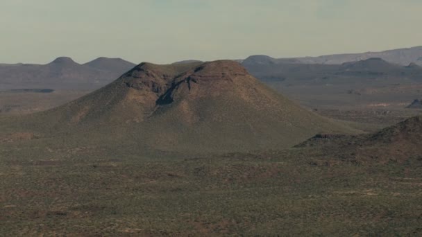 Antenne baja kalifornien wüste wildnis — Stockvideo