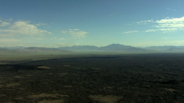 空中爱达荷州美国火山口熔岩坑沙漠自然 — 图库视频影像