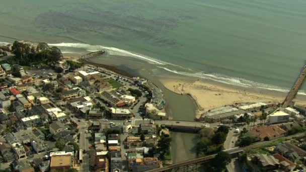 Santa Cruz Waterfront Promenade boardwalk — Stock Video