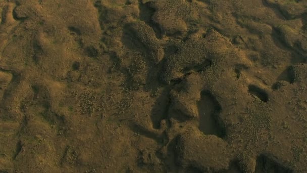 Cratera aérea Idaho EUA crateras de lava natureza desértica — Vídeo de Stock