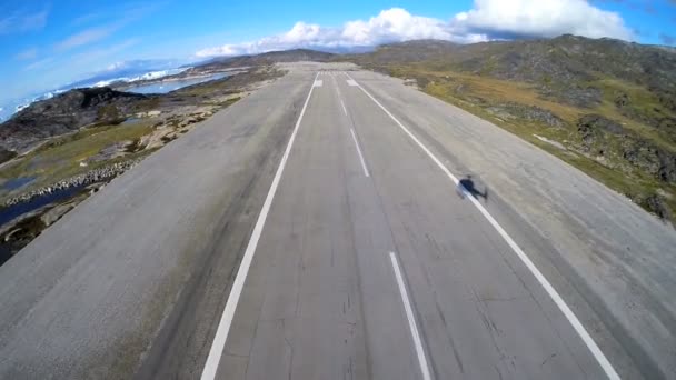 Pas startowy lotniska zatoki disko Ilulissat — Wideo stockowe