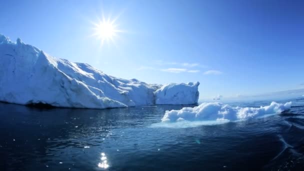 Patrimonio de la Humanidad Groenlandia Glacial Ice — Vídeo de stock