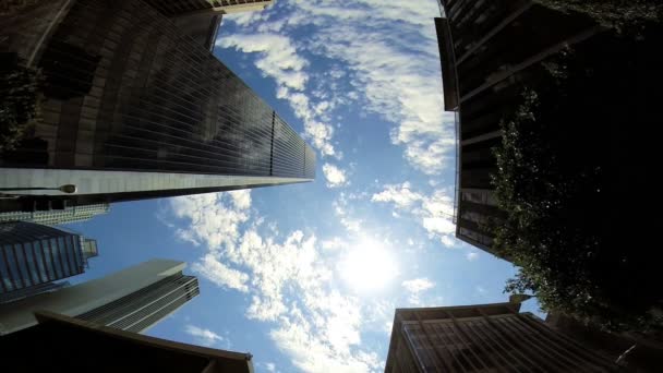 洛杉矶垂直的摩天大楼 — 图库视频影像