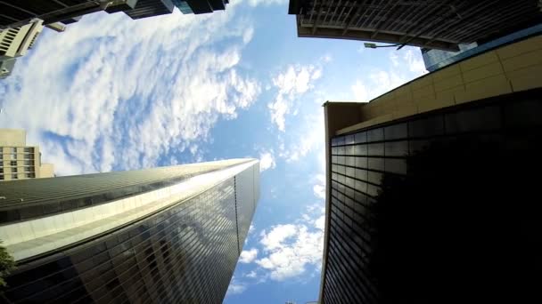 ロサンゼルスの垂直方向の超高層ビル — ストック動画