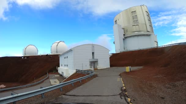 Observatório Espacial Edifícios Tecnologia da Comunicação — Vídeo de Stock