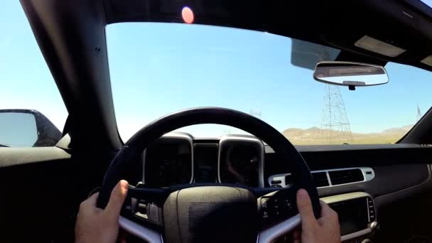 开车在市区洛杉矶的高速公路 — 图库视频影像
