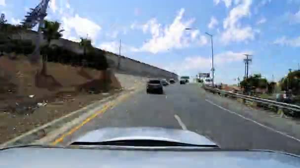 Veículo de condução Auto-estrada em Los Angeles — Vídeo de Stock