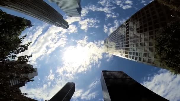 Los Angeles vertical Skyscrapers — Stock Video