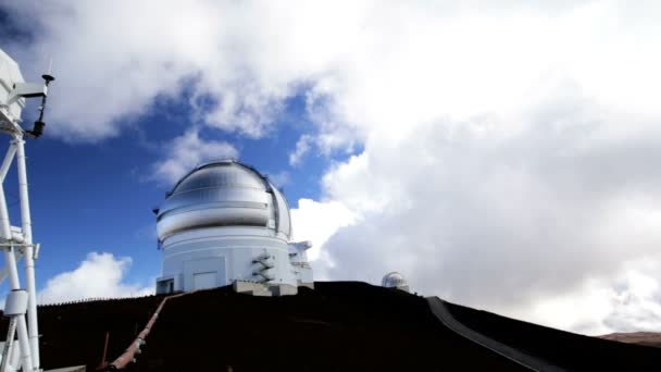 Небесная обсерватория астрономических планет — стоковое видео