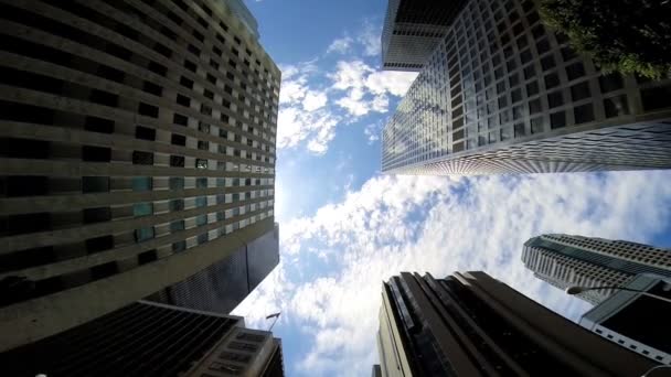 Los angeles vertikala skyskrapor — Stockvideo