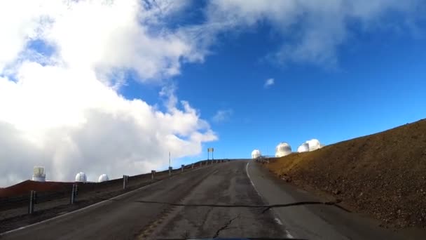 Condução de Localização Remota Observatório de Astronomia — Vídeo de Stock