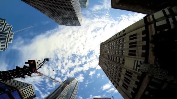 Los angeles verticale wolkenkrabbers — Stockvideo